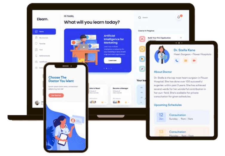 Responsive Web App Screenshot