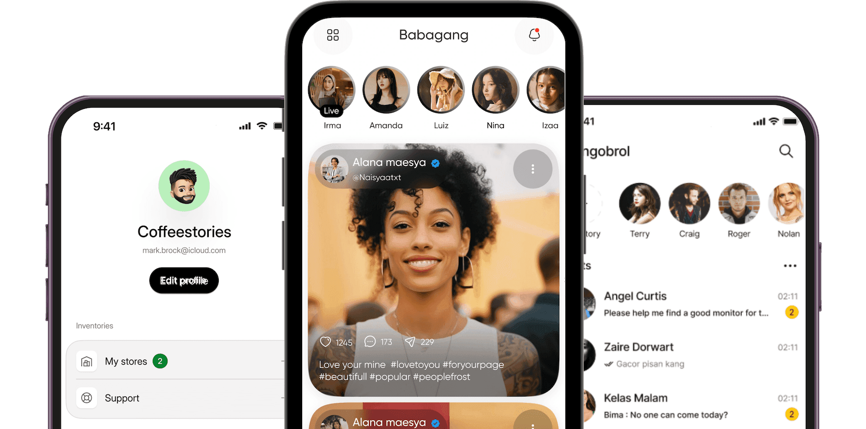 Social Media App Features