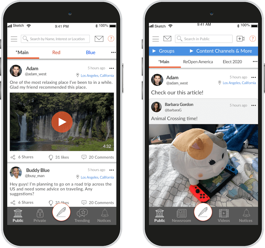 Social Media Clouthub Core Features