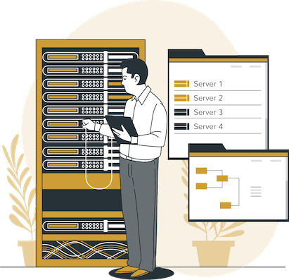 Backend and Database illustration