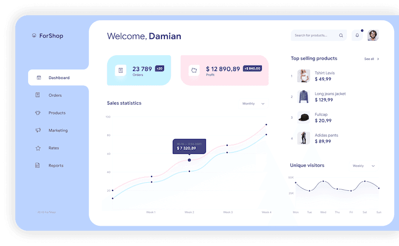 Admin Data Management Dashboard